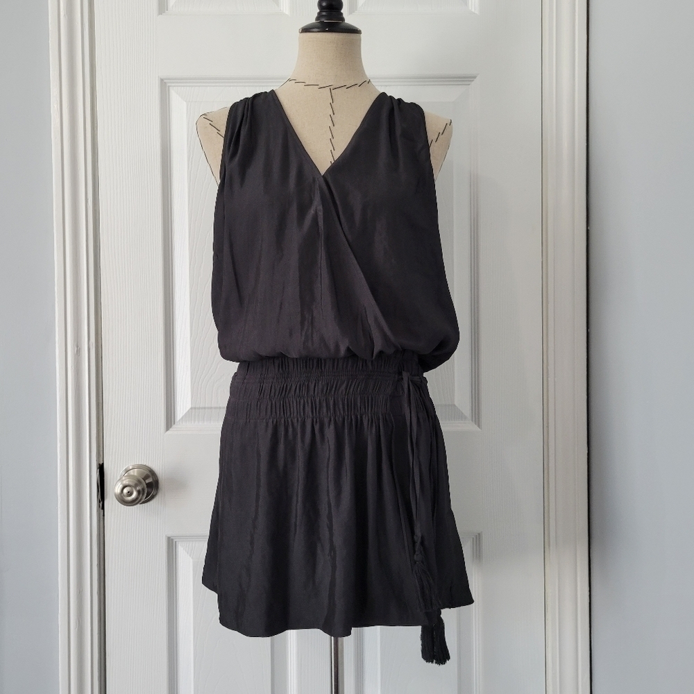 Ramy Brook Lux Twill Kora Dress in Black